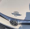 Toyota Car VIP Chromed Emblem Badge Decal Sticker Front car Logo Car Badges. 