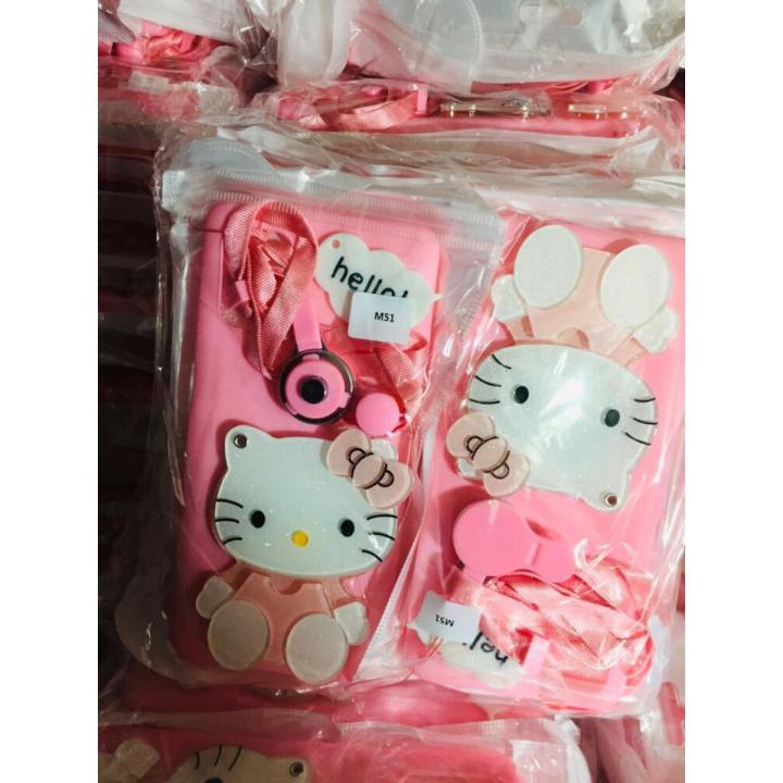 Samsung Galaxy M51 / A71 / A71 5G / A71 5G UW / A Quantum Luxury Cute Cartoon Hello Kitty Soft Silicone Rubber Mobile Phone Back Cover Case