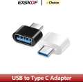 OTG Type C Female To USB A Male Adapte USB 3.0 To Type-C OTG Adapter USB type C Male To Micro USB Female Converter For Macb ook Samsung S20 USB C OTG Connector. 