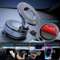 TIMACK® VACUUM SUCTION MAGNETIC BRACKET K007—— Car Phone Magnetic Stand Mechanical Vacuum Suction Cup Rotate 360° Magnetic Adsorption Bracket Navigation Universal Holder.