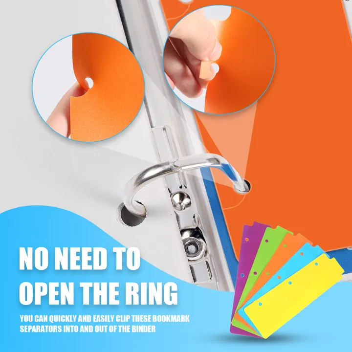 20%20Pieces%20Snap-in%20Plastic%20Bookmark%20Mini%20Binder%20Dividers%20Snap%20in%20Bookmark%20for%20Planner%20Multicolor%20Plastic%20Bookmark%20-%20Image%205