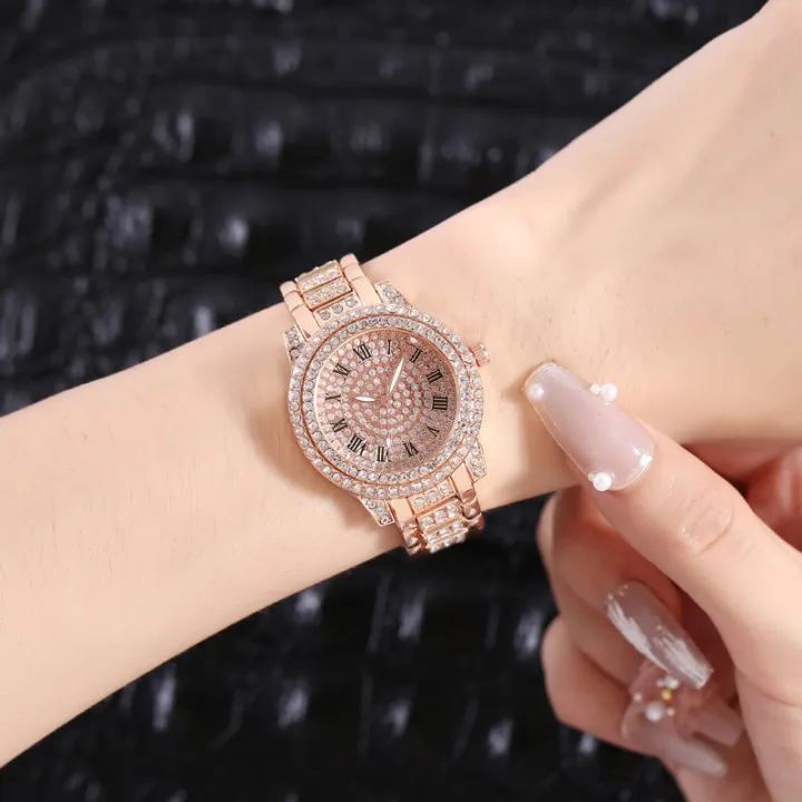 High-end%20Inlaid%20Quartz%20Watch%20Roman%20Pattern%20Watch%20for%20Girls%20Watches%20for%20Women%20Fashion%20Accessory%20-%20Image%204