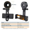 Telescope Phone Adapter, Universal Cell Phone Mount For Binoculars, Monocular,Microscope,Smartphone Holder Clip Bracket. 