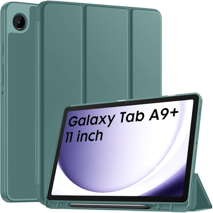 ProElite%20Cover%20for%20Samsung%20Galaxy%20Tab%20A9%20Plus%2011%20inch%20case,%20Soft%20Flexible%20Flip%20Case%20Cover%20with%20S%20Pen%20Holder%20for%20Samsung%20Galaxy%20Tab%20A9+%2011%20inch%20with%20Auto%20Sleep%20Wake%20%5BRecoil%20Series%5D%20-%20Black%20/%20Blue%20-%20Image%203