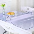 3.0mm PVC Transparent Tablecloth Rectangle Waterproof Table Cover Oilproof Table Cloths Soft Glass Cloth Kitchen Decoration. 