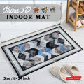 China 3D Door Mat Paposh Doormat Water Absorbent Floor mat 16 * 24 inch anti slip mat Red , Blue , Black , White Indoor mat Room mat Rugs carpet.
