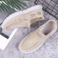 2022 summer new men's shoes, old Beijing cloth shoes, fashion canvas shoes, work shoes, one foot casual shoes, source workers. 