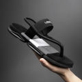 Lu Lu'an summer new men's sandals for two users for outdoor casual beach shoes men's foreign trade slippers men's thick soles anti-slip. 