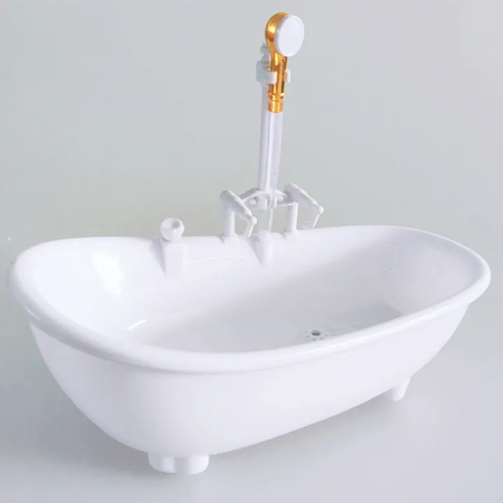 Miniatures%20Electric%20Bathtub%20Doll%20Accessories%20Plastic%20Tub%201:6%20Scale%20Dollhouse%20Furniture%20Spraying%20Water%20Kids%20Bathing%20Toys%20-%20Image%204