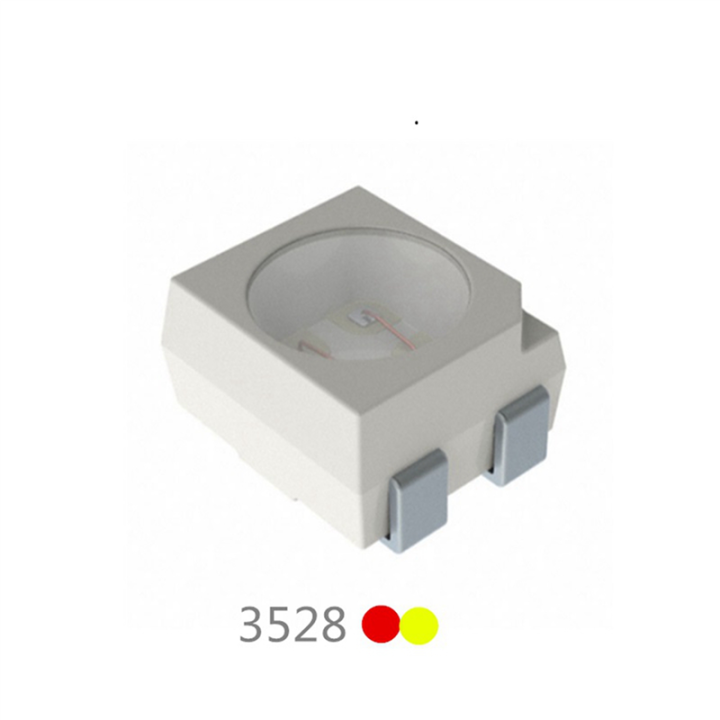 300PCS%203528%20Amber+Yellow%20PLCC-4%20Reverse%20Pole%20,617Nm+587Nm%20,%2050MA%202V%200.1W%20Bicolor%20SMD%20LED%20Lamps%20Light%20Beads%20LAYT67B%20-%20Image%203