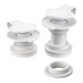 3Pack Replacement Drain Plug for Coolers, 1.5 Inch Shaft Length, Includes Gasket and Drain Cap. 