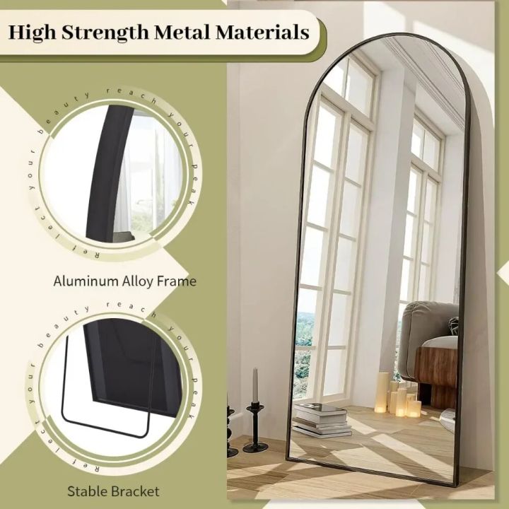 Arch%20Floor%20Mirror,%20Full%20Length%20Mirrors%20Wall%20Hanging%20or%20Leaning%20Arched-Top%20Full%20Body%20with%20Stand%20for%20Bedroom,%20Dressing%20Room,%20Black%20-%20Image%203