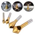 Punch Tool Chamfering Boring Drill Bit Chamfer 90 Degree HSS Deburring Chamfering Cutter Counter Sink Drill Bit Wood Chamfering Cutter Countersink Drill Bits. 