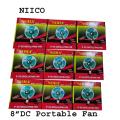 12V DC Portable Oscillating 8" Fan -NOAH.