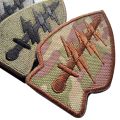 Badge military fan embroidery armband Velcro badge lightning shoulder badge personalized cloth patch wool face spot wholesale cloth label. 