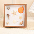 Smooth Edges Picture Frame Handmade 3d Shadow Box Display Case with Dried Flowers Large Photo Frame Diy Fine Workmanship Frame. 