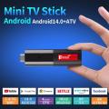 TV98 ATV 8K Smart TV Stick Android 14 H618 2.4G 5G Wifi Support OTA Media Player TV Receiver BT5.0 2GB 16GB Voice Remote TV Box.