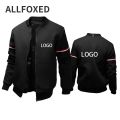 Custom LOGO Coat Men Solid Color Jacket DIY Print Zipper Top Outdoor Leisure Clothes Spring and Autumn New Streetwear S-4XL. 