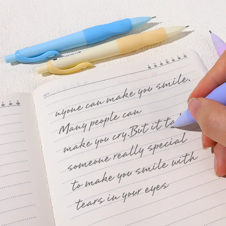 1/5Pcs%200.5/0.7/0.9Mm%20Correcting%20Automatic%20Pencil%20Student%20Writing%20Pen%20Durable%20Pressed%20Automatic%20Pen%20School%20Student%20Stationery%20Gift%20-%20Image%204