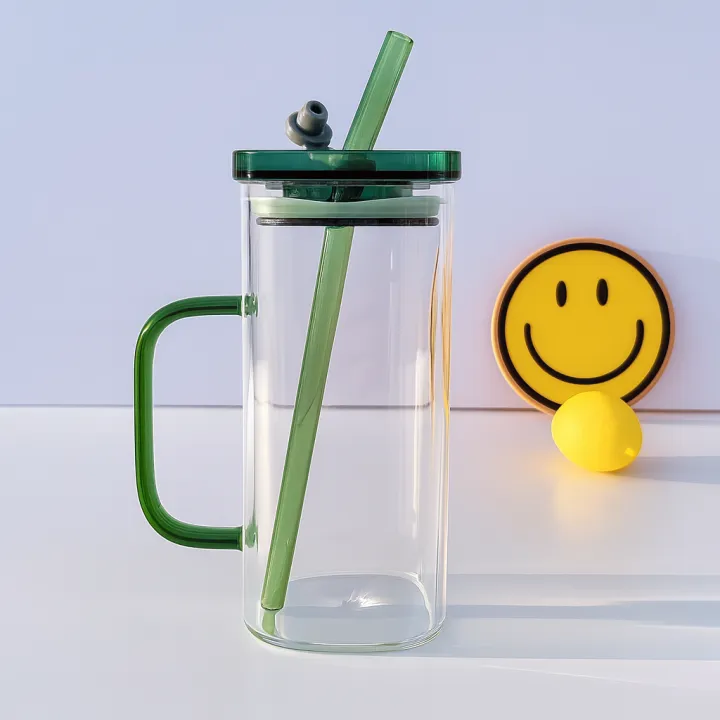 Premium-Square%20Mason%20Jar%20400ml%20-%20Elegant%20Glass%20Container%20for%20Storage,%20Preservation%20and%20Decor,%20Airtight%20Lid,%20Versatile%20and%20Stylish%20Jar,Milkshake,%20Coffee%20&%20Juice%20Jar%20with%20Straw%20(Set%20of%201)%20-%20Image%202