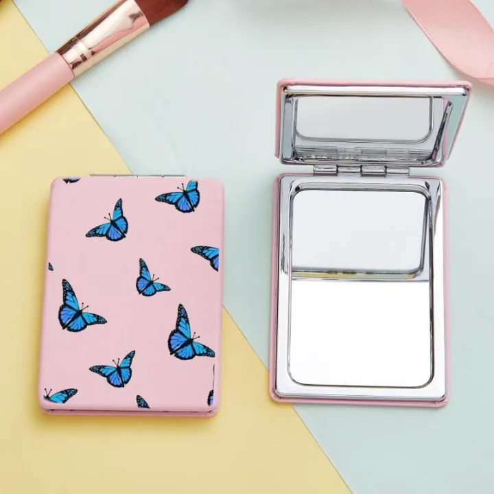 (%201pc%20)%20Random%20Folding%20makeup%20mirror%20Mini%20portable%20vanity%20mirror%20Double%20sided%20mirror%20Makeup%20small%20mirror%20Makeup%20tool%20-%20Image%205