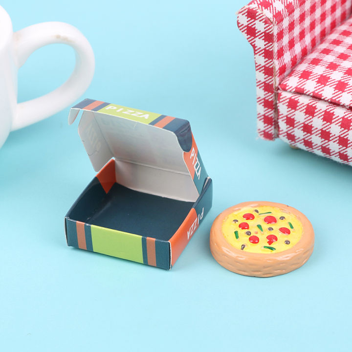 1Pcs 1:12 Dollhouse Miniature Simulation Kitchen Pizza Small Ornament Model DIY Kid Toy Accessories Fengshi