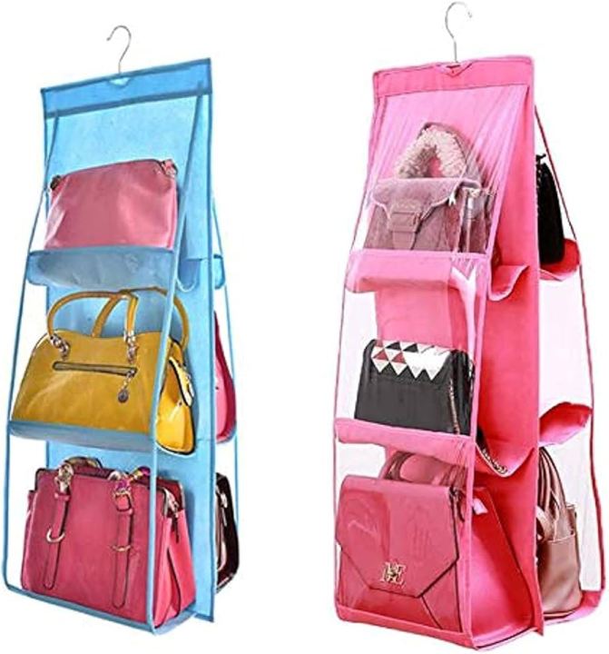 6%20Pocket%20Hanging%20Hand%20bag%203%20Layers%20Storage%20Bag%20Organizer%20With%20Hanger%20-%20Image%202
