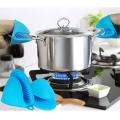 2 Pcs Grip Oven Pot Holder Silicone Glove.