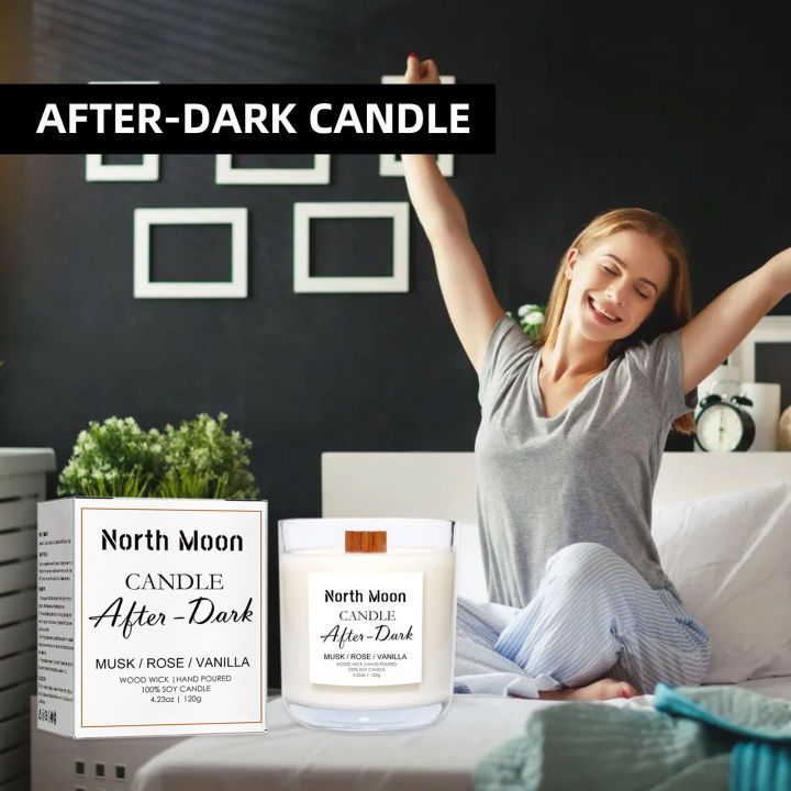 North Moon Candle Diffuser Natural, fresh, long-lasting fragrance gift romantic home bedroom solid fragrance