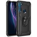xprmy for Motorola One Fusion Plus phone Case Luxury Armor Shockproof TPU PC 2 in 1 360 Degree Rotating Holder Ring Back Cover. 