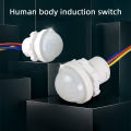 PIR Motion Sensor LED Light Lamp Bulb Switch AC110-240V/DC12-24V Outdoor Smart Waterproof Infrared Street Lamp Motion Sensor.