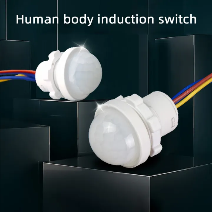PIR%20Motion%20Sensor%20LED%20Light%20Lamp%20Bulb%20Switch%20AC110-240V/DC12-24V%20Outdoor%20Smart%20Waterproof%20Infrared%20Street%20Lamp%20Motion%20Sensor%20-%20Image%202