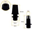 Electrical accessories. Electric light fitting. Plastic Wire lock cap M10.Tooth thread cable clip, wire grip for ceiling lamp. PVC cable gland. Cable lock 10 pic clear.