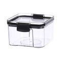 Kitchen Square Transparent Airtight Jar Food Preservation Jar Storage Jar Kitchen Nut Snack Storage Box. 