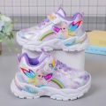 Girls' Shoes Fall/Winter 2022 New Leather Fleece Warm Shoes Student Shoes Girls Sneakers Girls Running Shoes. 