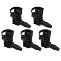 5Pcs Throttle Valve Thermostat Body Heater Pipe Hose Connector 55574685 55354565 for Chevrolet Cruze Sonic Opel Astra.