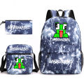 UNSPEAKABLE Schoolbag Fashion European and American Style Men's and Women's Student Backpack Casual Messenger Bag Cartoon Cute Backpack.