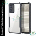Xundd Back Cover for Realme GT NEO 2 / Realme GT NEO 3T Transparent Hybrid Hard PC Back Bumper. 