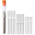 Darning Needle Big Eye Sewing Needle in Transparent Tube. 