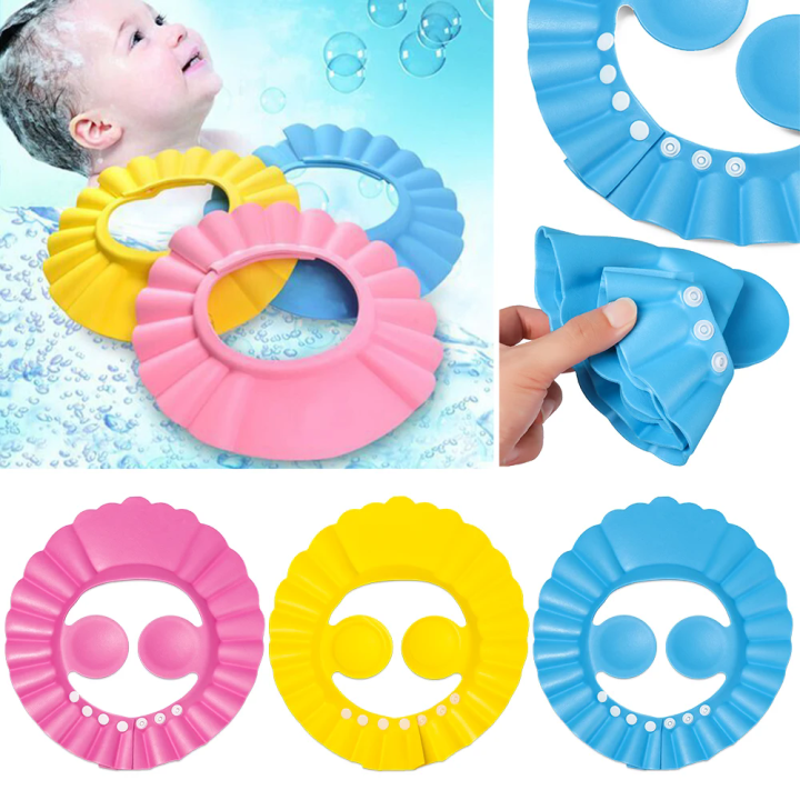 Baby%20Waterproof%20Ear%20protection%20Shower%20Cap%20Children's%20Waterproof%20Bathing%20Cap%20Adjustable%20-%20Image%207
