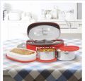 Milton Executive Lunch Box Soft Insulated Tiffin Box (2 Ss Container,1 Microwave Safe Container) - Box -. 