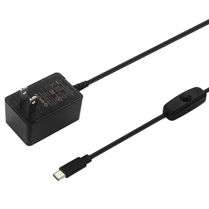 Catda%20C2890%203C%20UL%205V3A%20Type-C%20With%20witch%20Button%20Power%20upply%20for%20Raspberry%20Pi%204B%20-%20Image%205