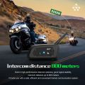 EJEAS V6 PRO+ Motorcycle Intercom Helmet Bluetooth Headset 6 Riders 800m Communicator Waterproof V5.1 Music Player Interphone. 