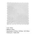 Table Cloth Retro Lace Embroidery Rectangular Hollow Design Decorative Tablecloth Cover for Dining Room. 