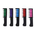 【Cathery Baby Store】New Hair Dye Hair Care Temporary Hair Dye Combs Permanent Hair Multicolor Chalk Powder With 5 Colors. 