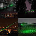 10 Miles 532nm Adjustable Focus Green Laser Pointer Beam Light Pen +Star Cap 5mw. 