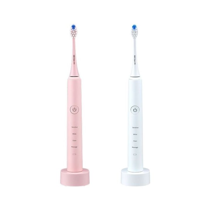 Kookjin Rechargeable Electronic Toothbrush with 4 modes with 2 brush heads Advanced cleaning