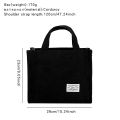 Corduroy ladies handbags new trend single shoulder bag solid color buckle messenger bag small square bag Christmas Gift.