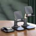 Phone Stand Adjustable Gravity Metal Table Desktop Cell Phone Stand Foldable Desk Phone Holder Stand (1pich).