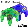 NEW N64 Controller Gamepad Joystick Classic N64 Game Pad Retro Games N64 USB Wired Gamepad for Windows PC/Mac Laptop Computer. 